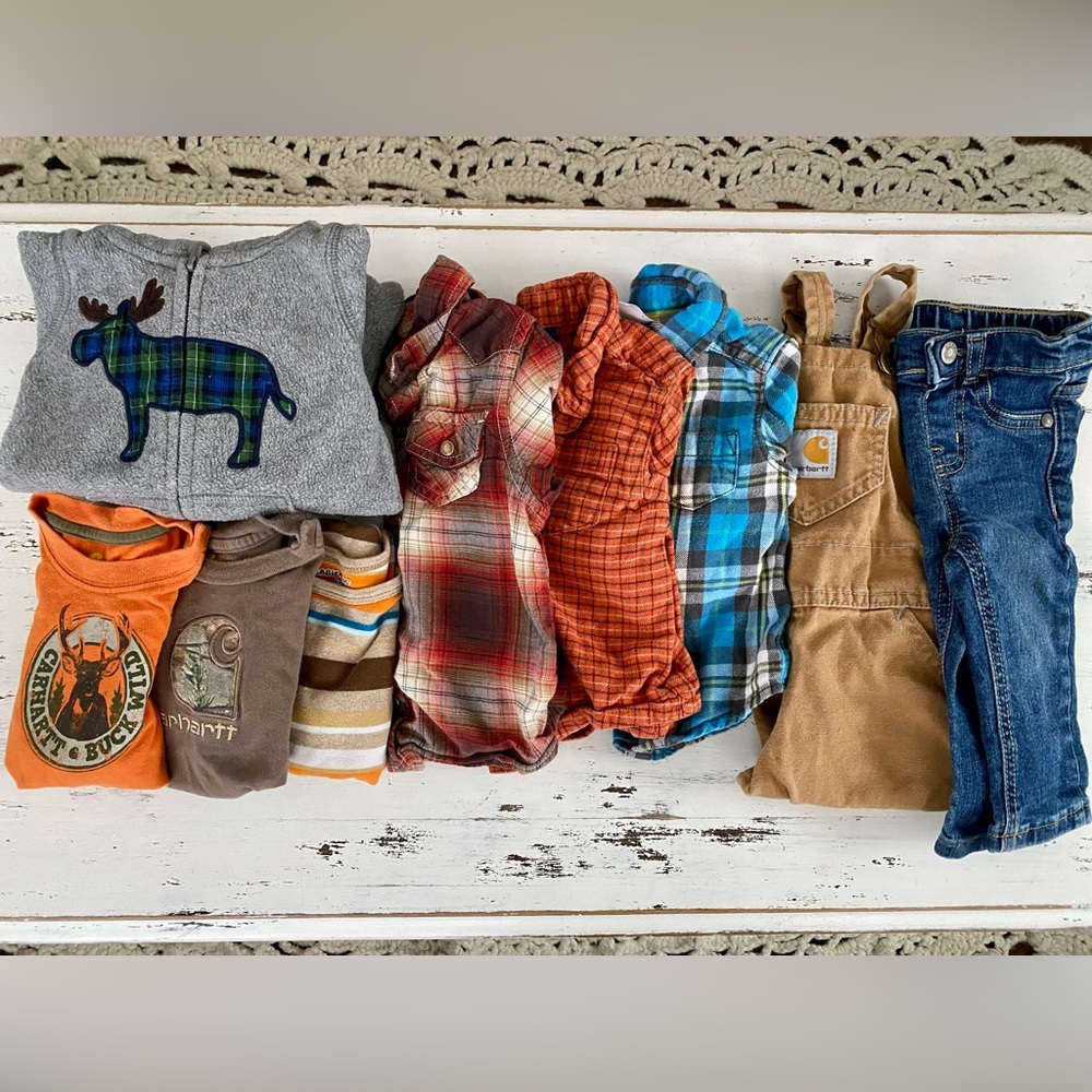 6-9 months baby boys bundle, Carhartt baby clothes